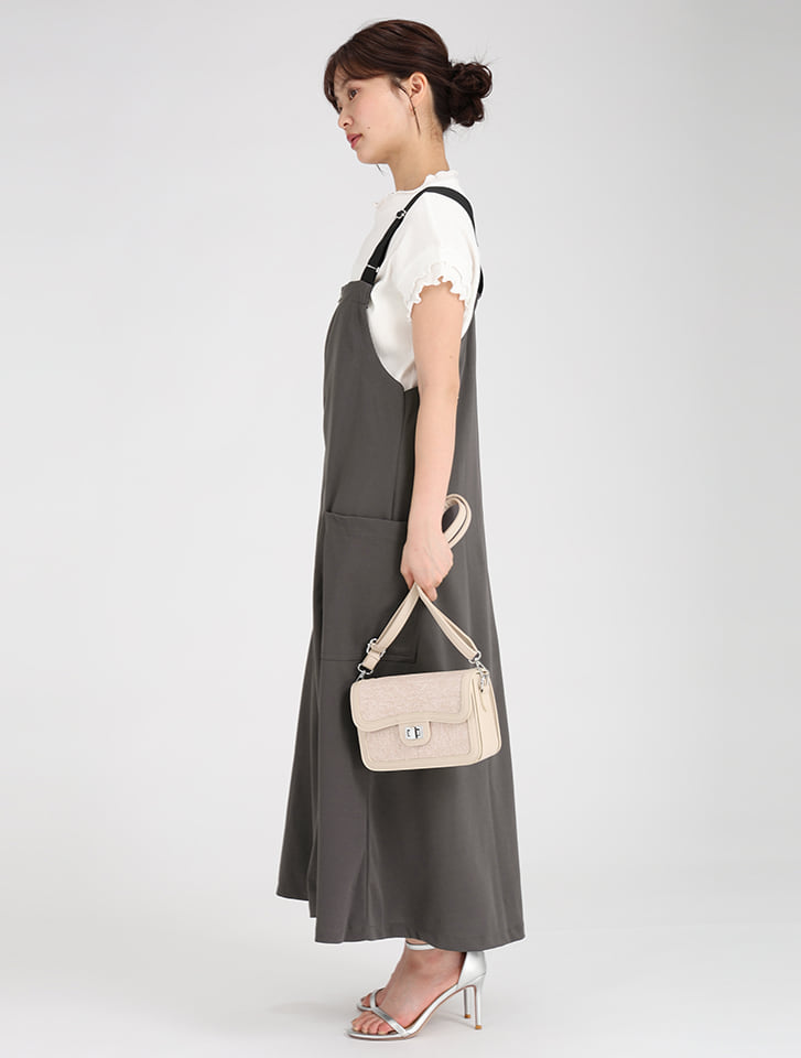 Simply Complicated スタジャン サイズ3 SLY | FRONT ZIP STITCH ショートワンピース (ワンピース(ミニ