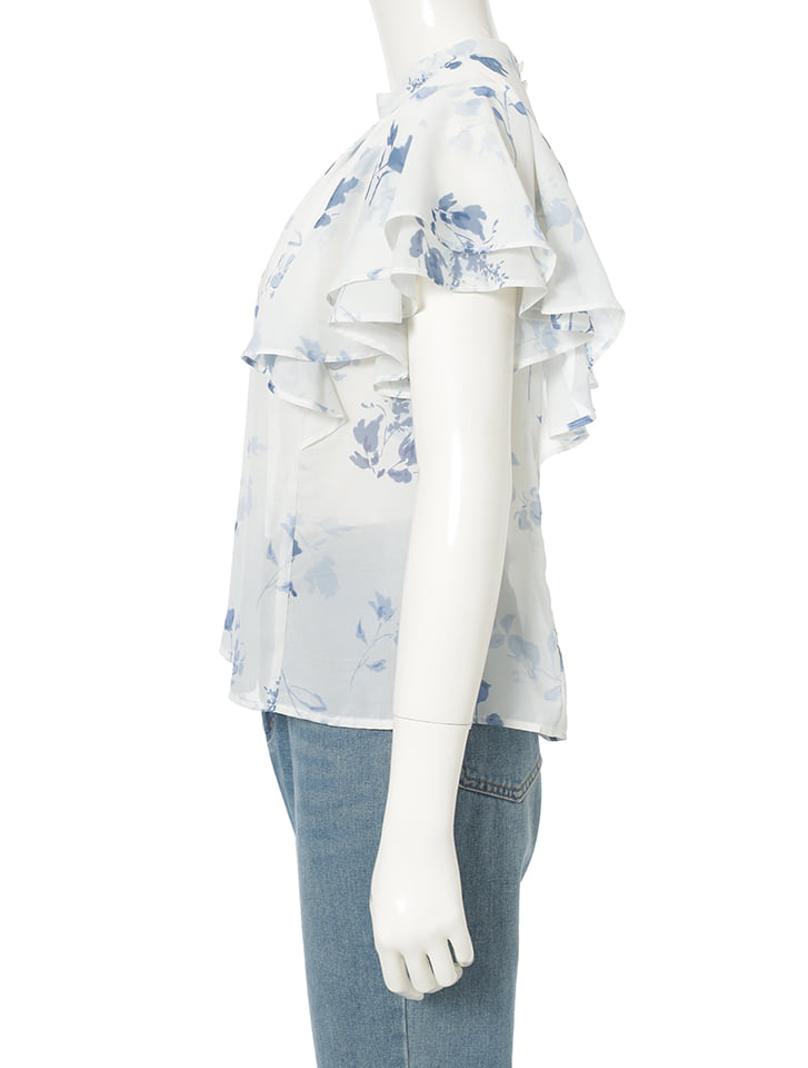 シフォンフリルブラウス シフォンフリルブラウス(ブラウス・シャツ)｜TOPS（トップス