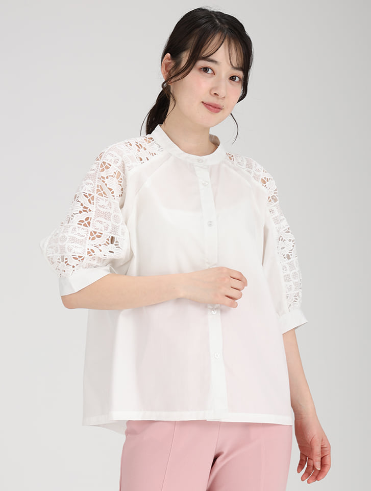 ドルマンレースブラウス 楽天市場】 即納 ブラウス レース シフォン Tシャツ tシャツ