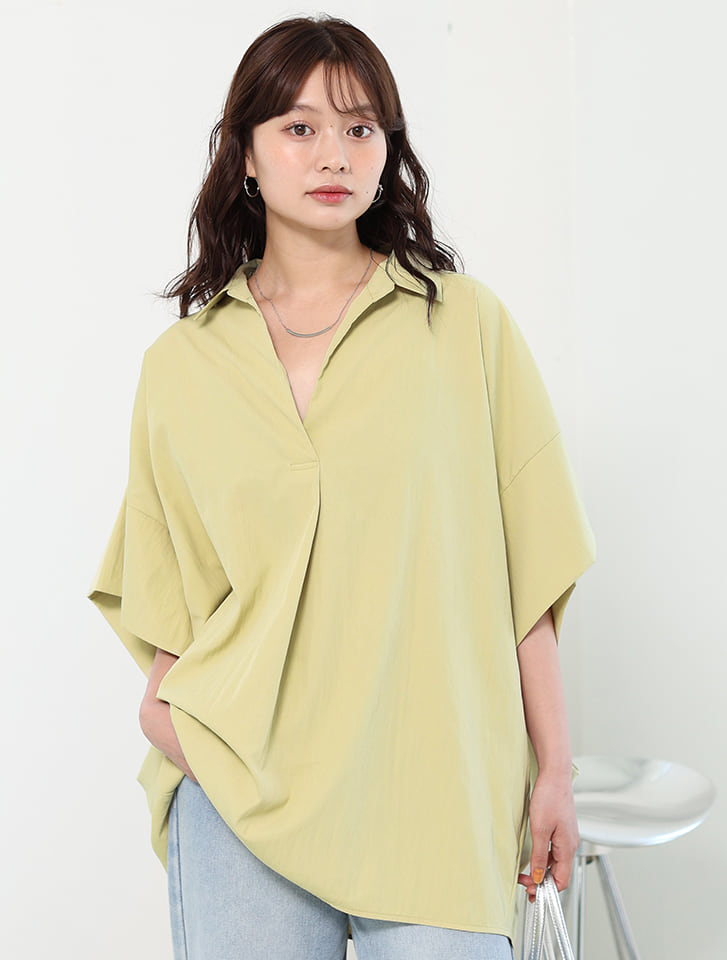 fifth オーバーサイズスキッパーシャツ | 人気レディース