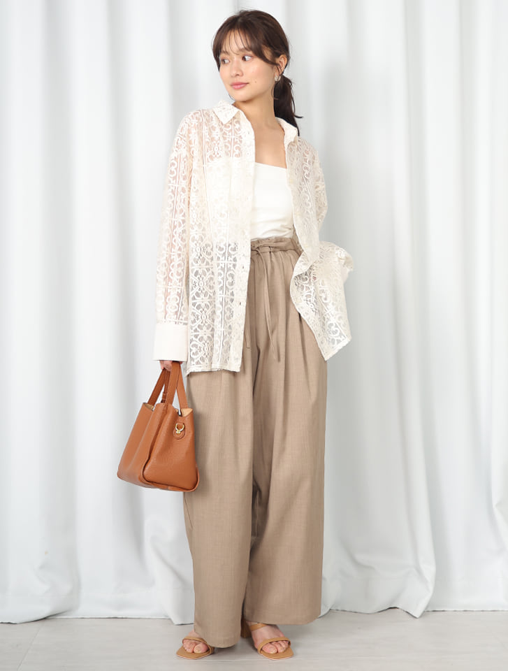 fifth レースロングシャツ | 人気レディースファッション通販 fifth store