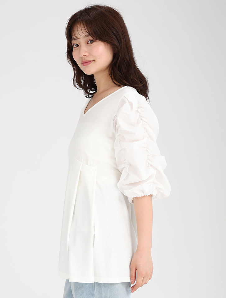 ペプラムカットソー （IVR） trim_ofcrs_item006916bee24f11e