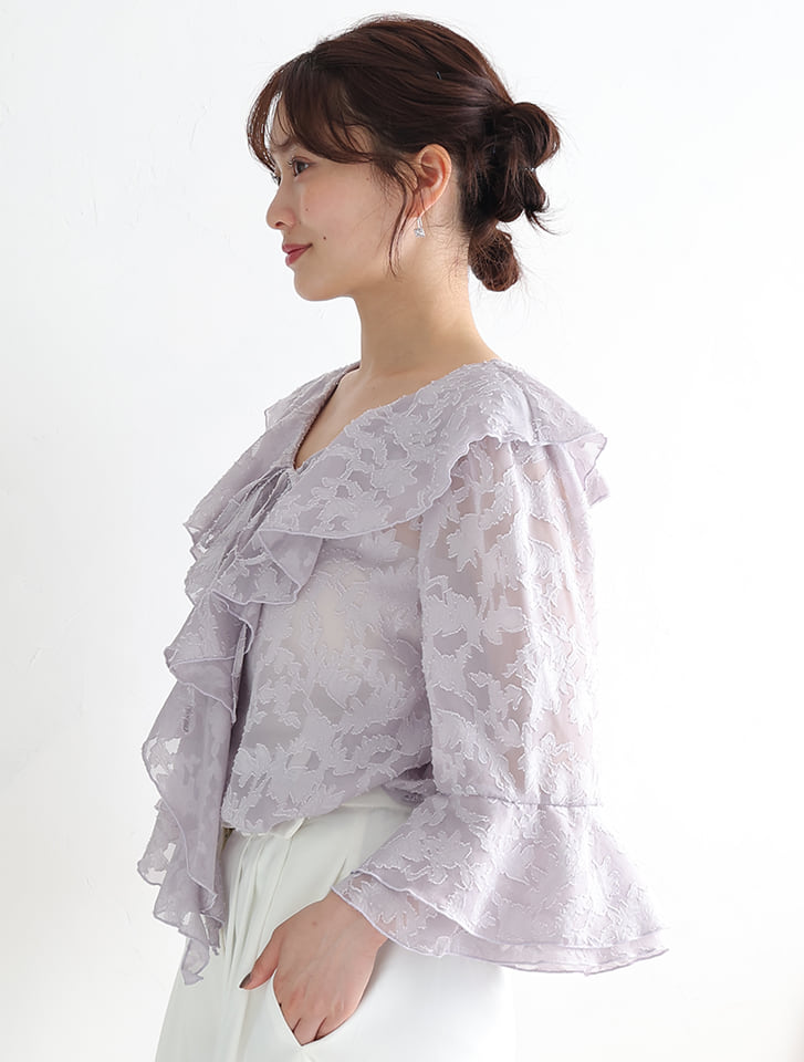 ルフィル　シアージャガードブラウス 単品シアージャガードブラウス | 【公式】form forma(フォルム