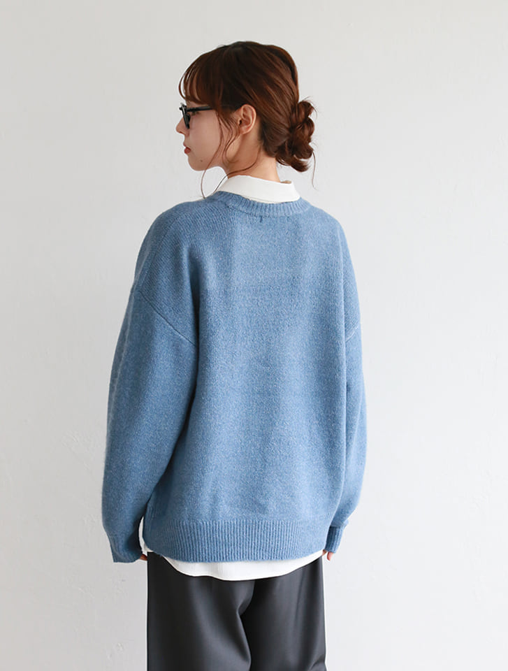 fifth モヘアタッチジャガードロゴニット | 人気レディース