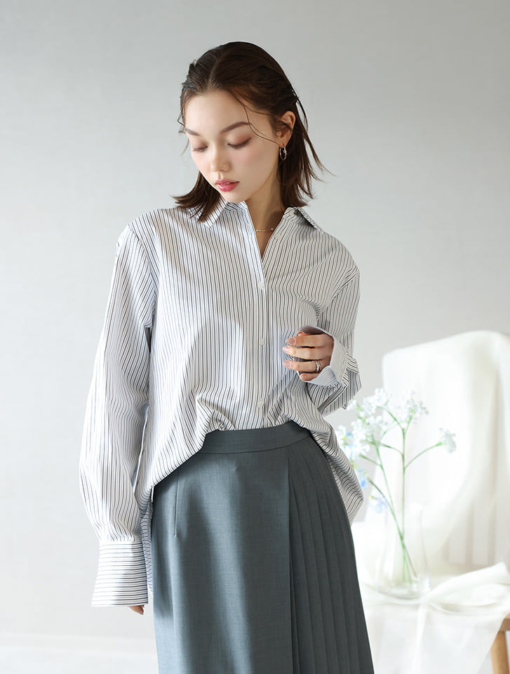 fifth 【cestmignon_mauセレクト】バック2wayロングカフスストライプ