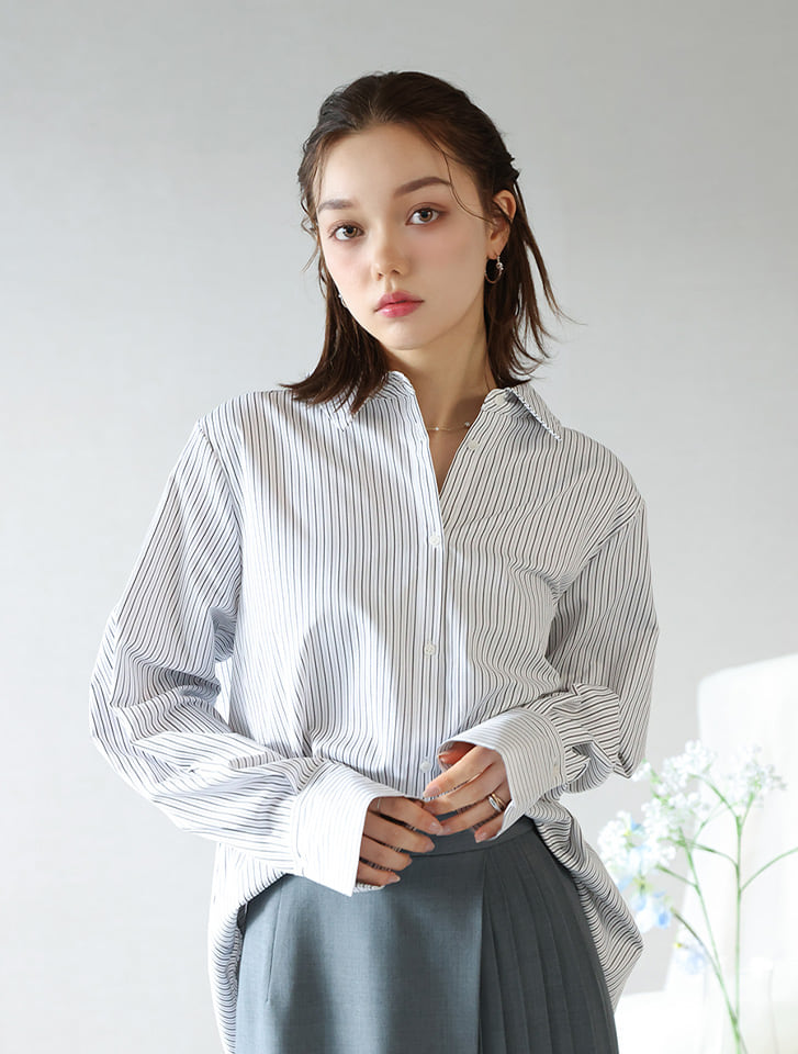 fifth 【cestmignon_mauセレクト】バック2wayロングカフスストライプ