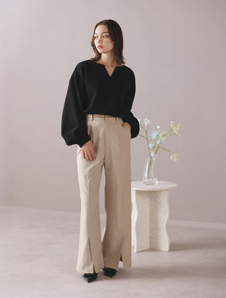 fifth ダンボールキーネックトップス | 人気レディースファッション