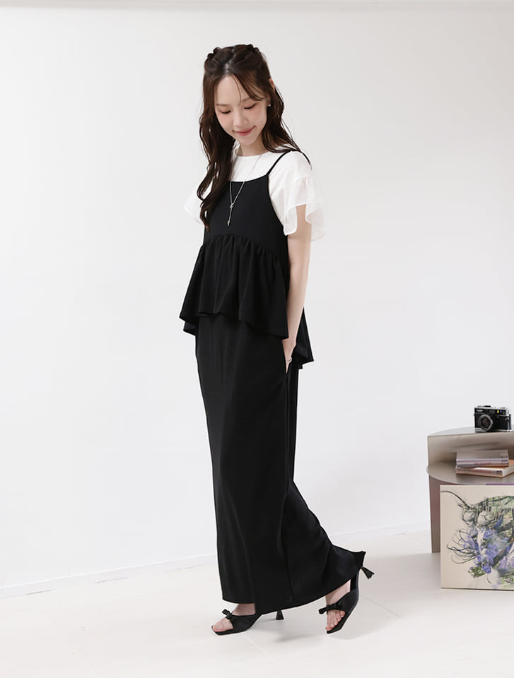 fifth 【cestmignon_mauセレクト】ペプラムデザインドッキングキャミ