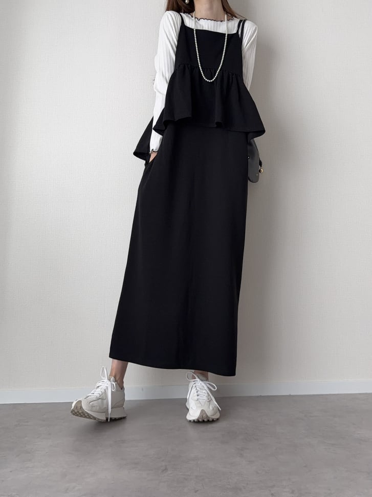 fifth 【cestmignon_mauセレクト】ペプラムデザインドッキングキャミ