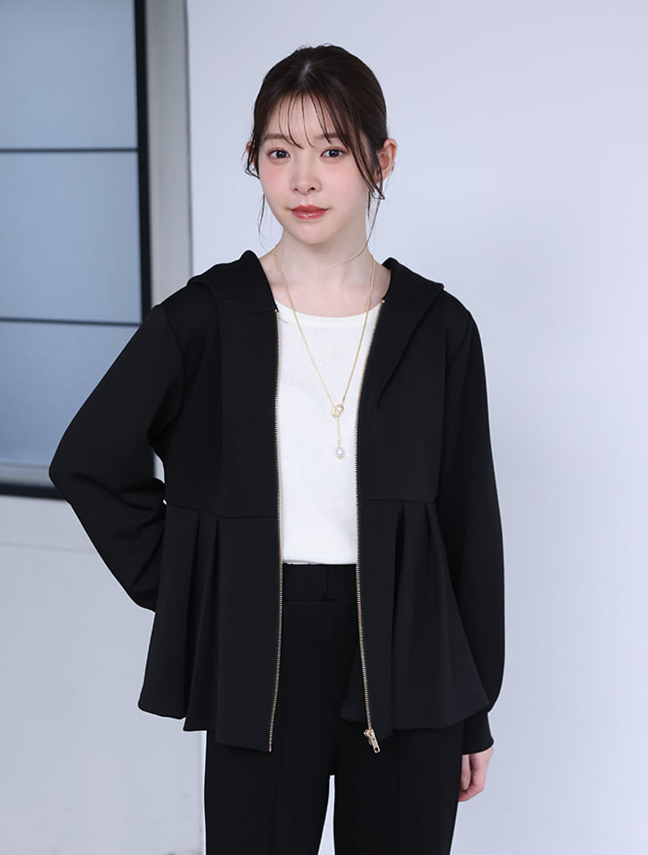 hdstylevisvim EQUIP. フード付きパーカー 紺slze3 fifth 【SETUP対応】フード付きジップパーカー | 人気レディース