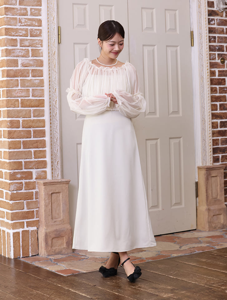 fifth 【2点セット】2wayブラウス付きキャミワンピース | 人気