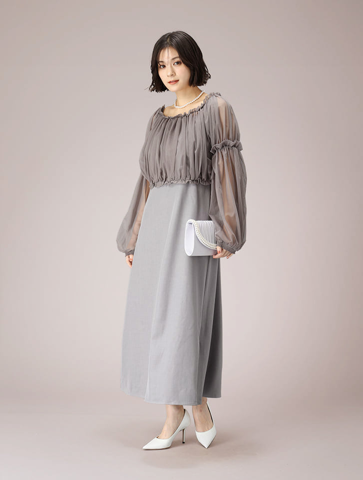 fifth 【2点セット】2wayブラウス付きキャミワンピース | 人気