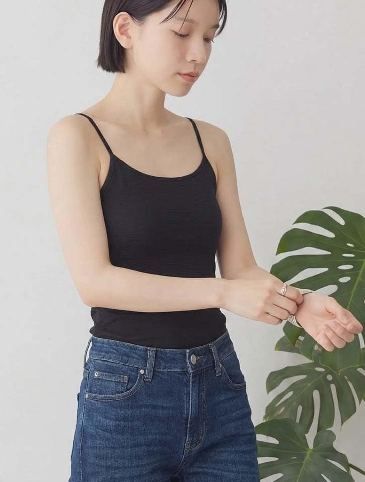 【接触冷感×抗菌防臭】カップ付きキャミソール