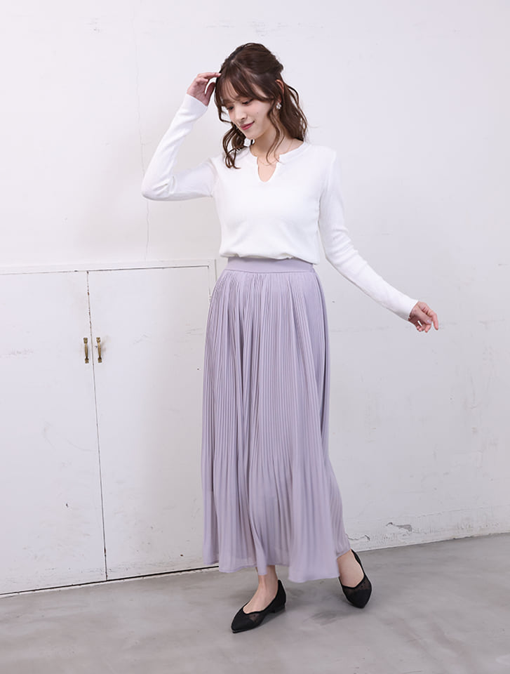 fifth 消しプリーツロングスカート | 人気レディースファッション通販