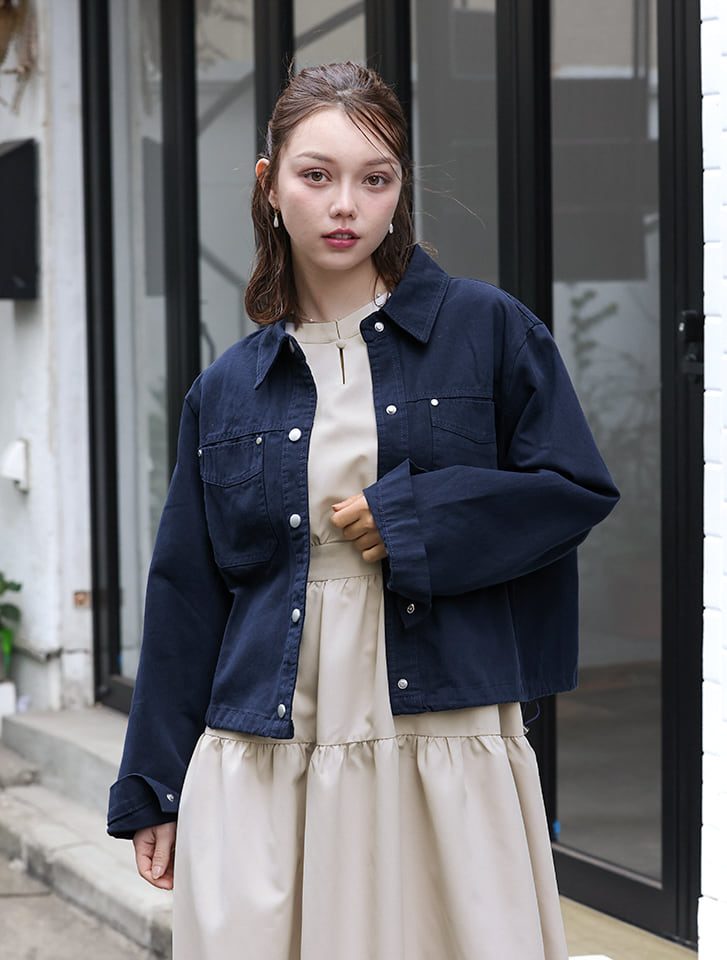 ボタンポケットジャケット