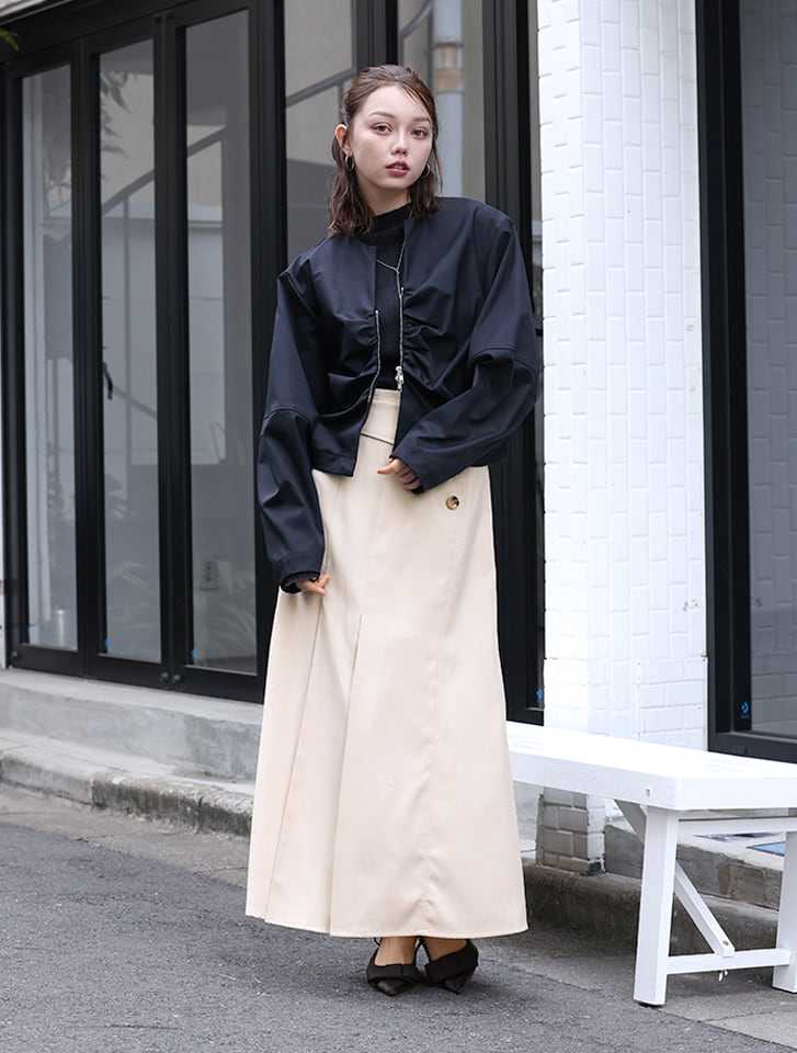 fifth コクーンダブルジップブルゾン | 人気レディースファッション