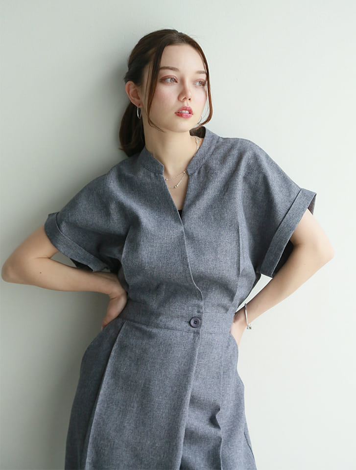 fifth 【kannaセレクト】カシュクールオールインワン | 人気レディース