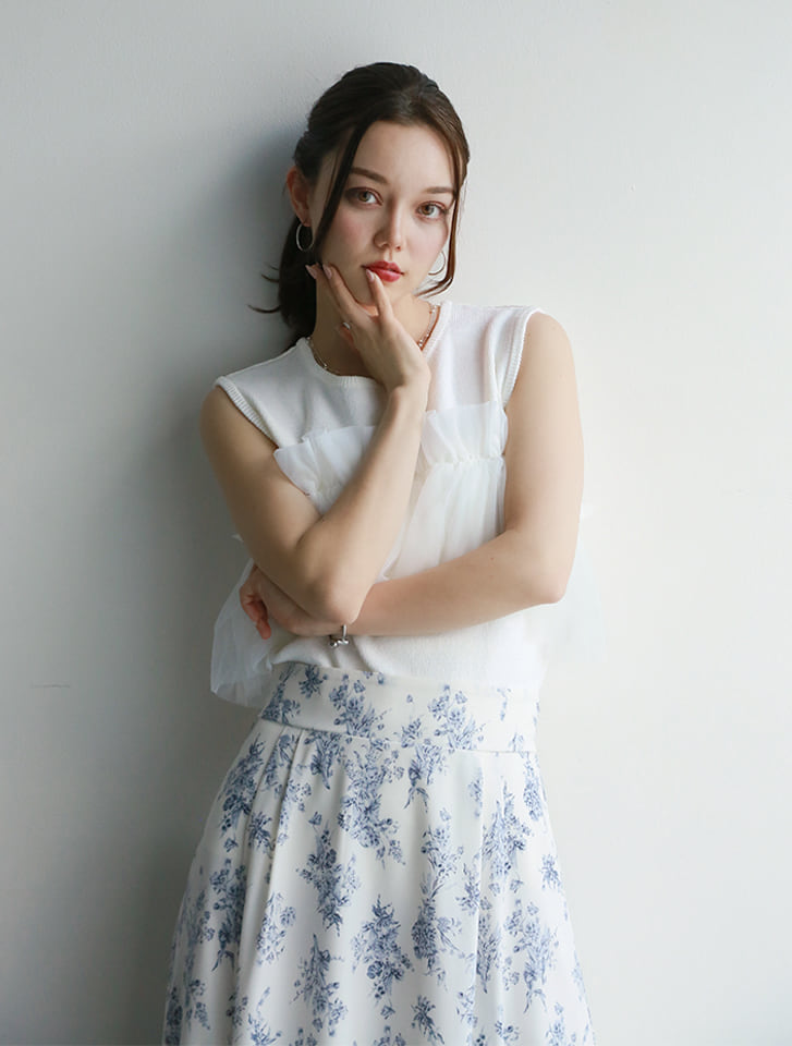 チュールドッキングニットタンク