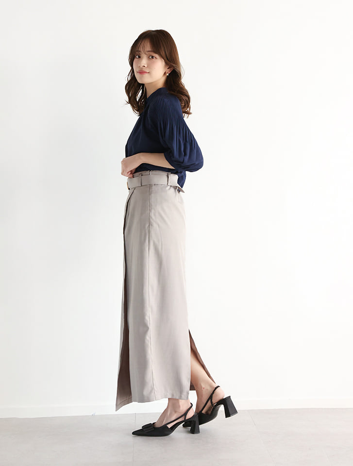 カットソー(長袖/七分) cislys Cut over 2way tops SLY | 2WAY HOLE CUT トップス (Tシャツ・カットソー(半袖) ) |SHEL