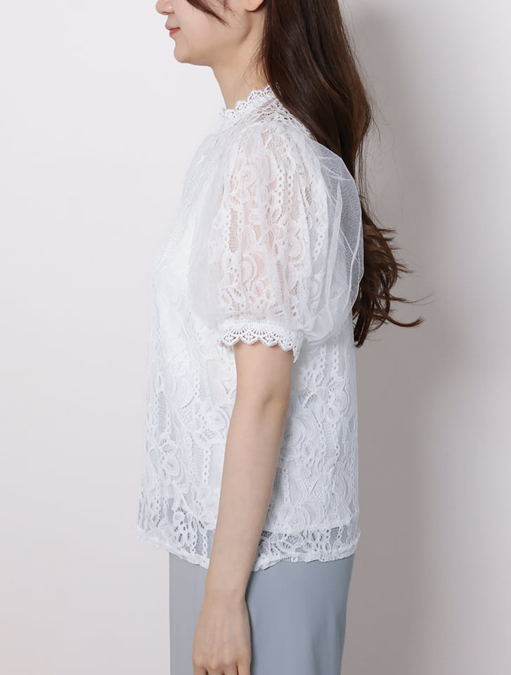 fifth レース半袖ブラウス | 人気レディースファッション通販 fifth store