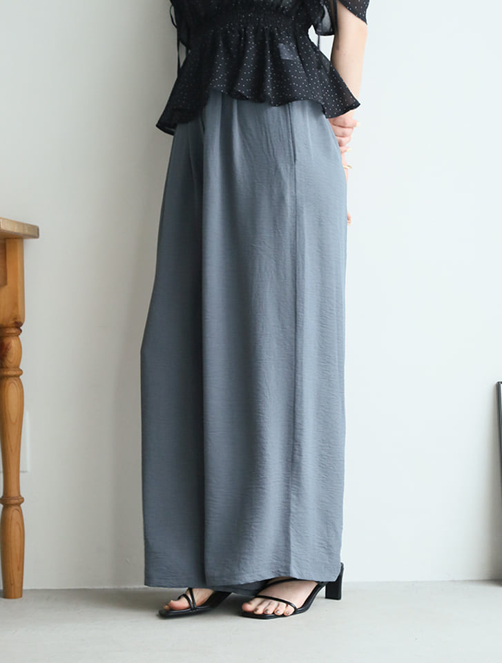 fifth 【kokoセレクト】ドロスト付きフェイクボタンリラックスパンツ