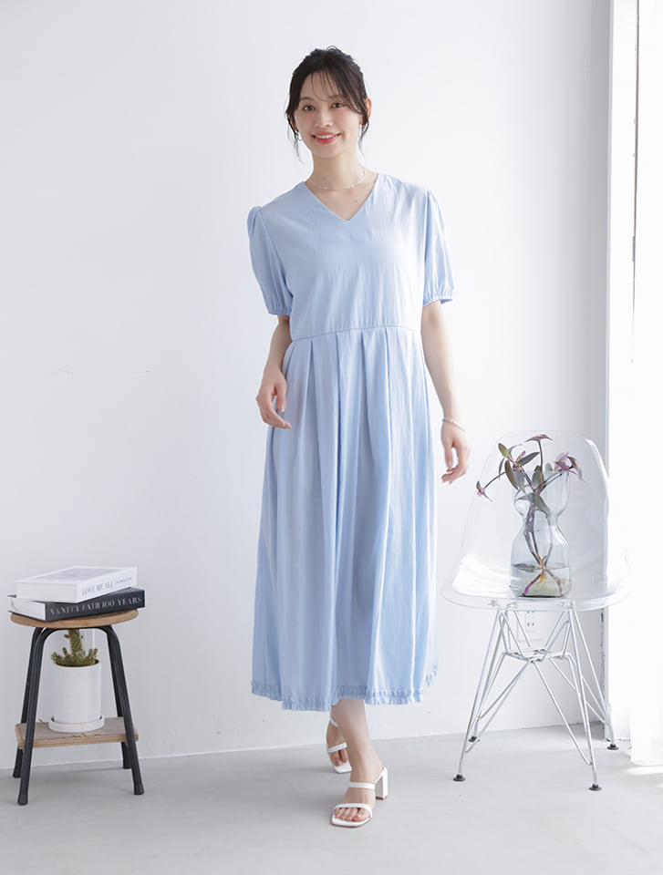 【専用】パフスリーブ　ロングワンピース fifth パフスリーブロングワンピース | 人気レディースファッション