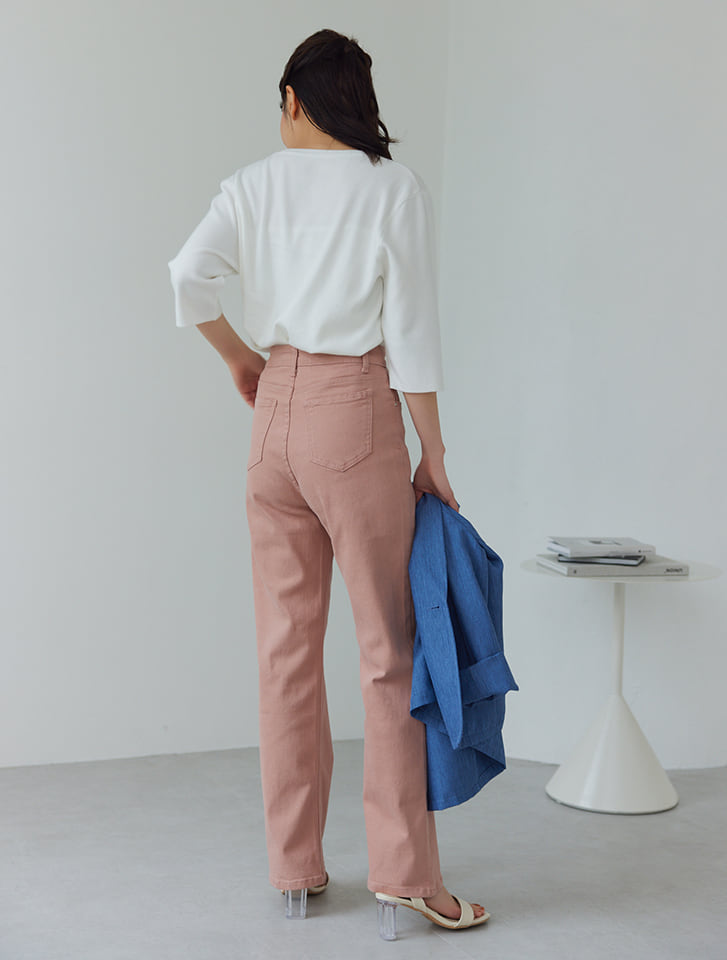 Edit Sheen ミラクルストレッチカラーツイルストレートパンツ | 人気