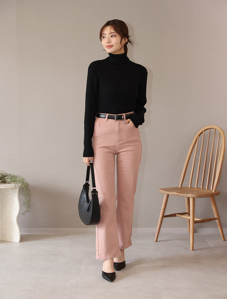 Edit Sheen ミラクルストレッチカラーツイルストレートパンツ | 人気