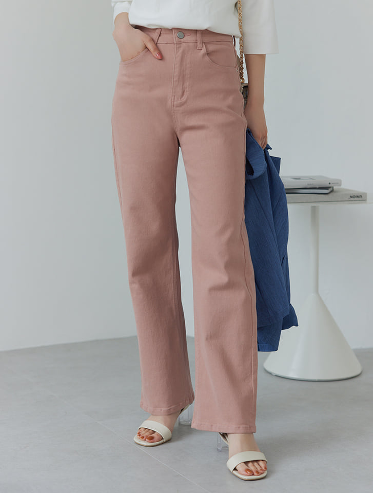 Edit Sheen ミラクルストレッチカラーツイルストレートパンツ | 人気