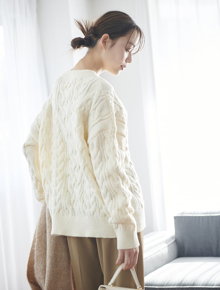 美品】Rady ケープニットコート ブラック Sサイズ