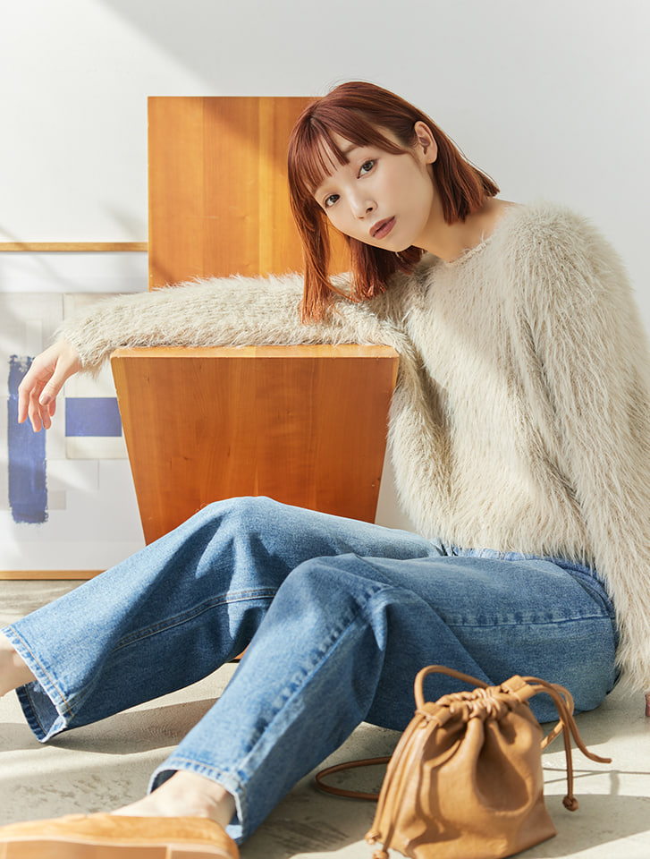 Edit Sheen フェザーニットプルオーバー | 人気レディースファッション通販 fifth store