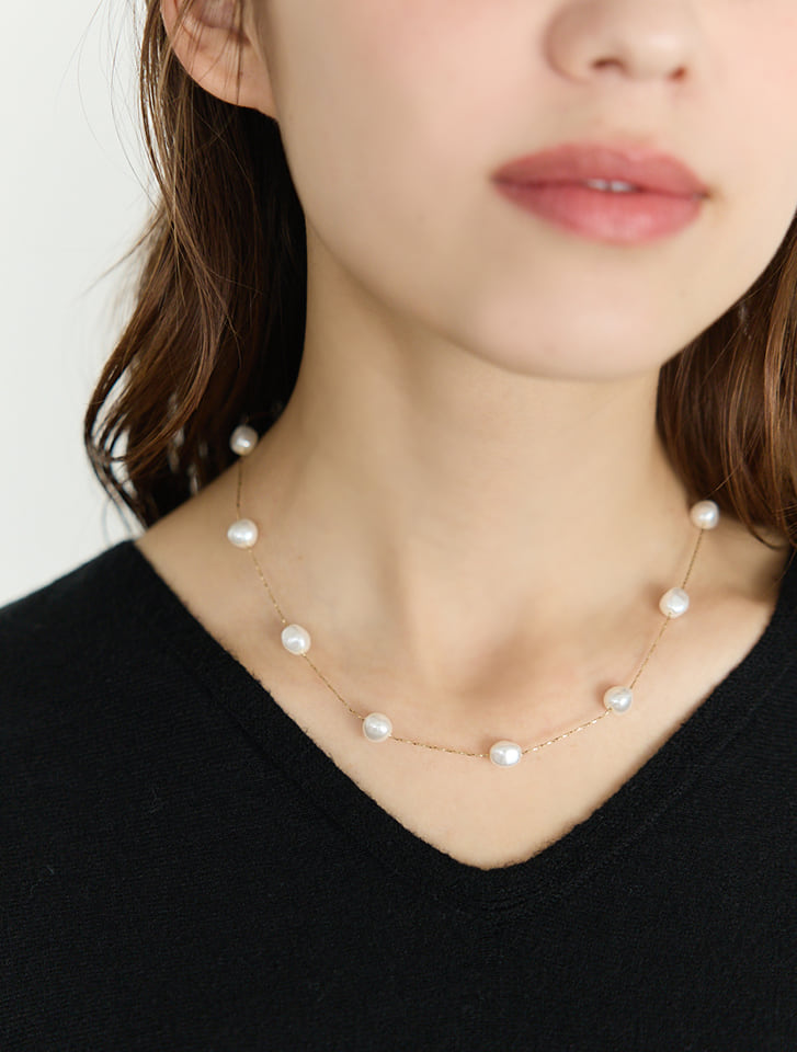 e.m. littleemblem ランダムパールネックレス 【公式通販】