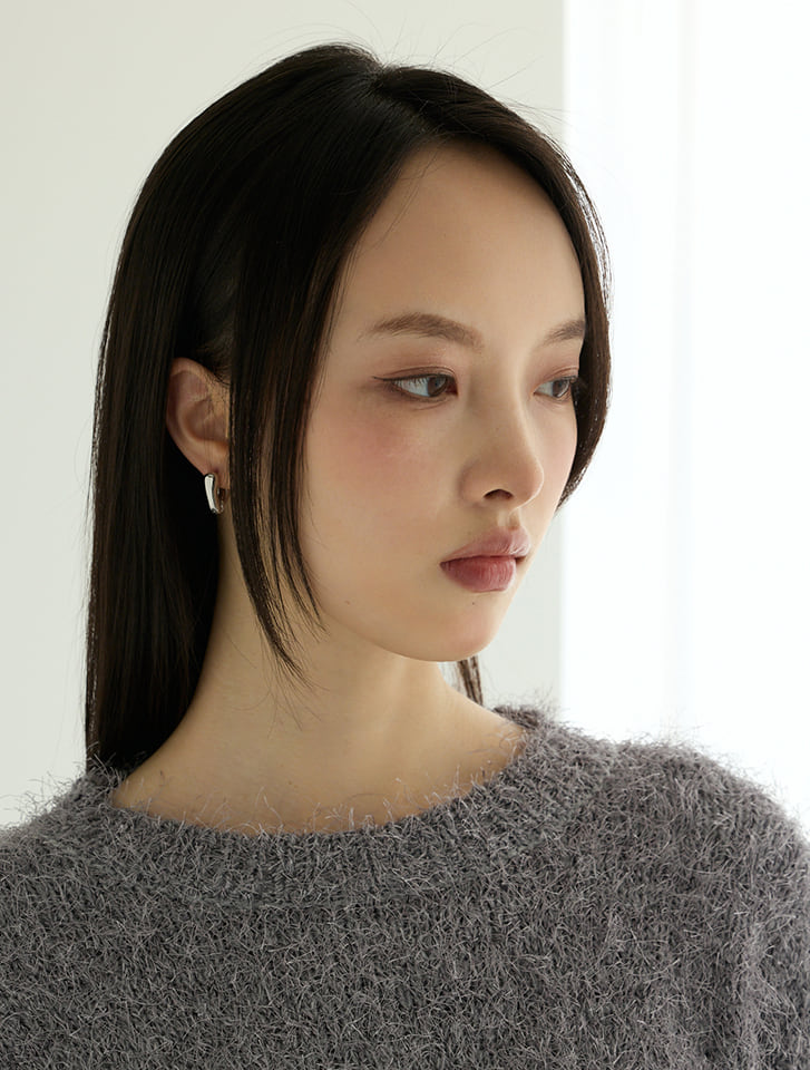 Edit Sheen フェザー半袖ニットプルオーバー | 人気レディース Edit Sheen フェザー半袖ニットプルオーバー | 人気レディース