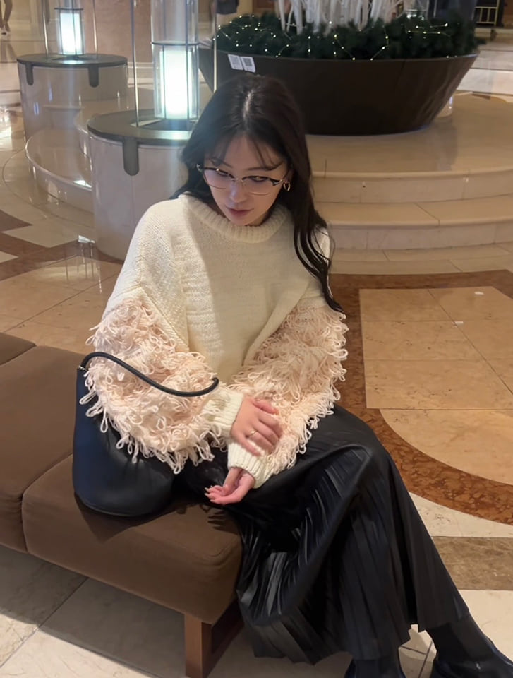 Edit Sheen フェイクレザープリーツスカート | 人気レディース