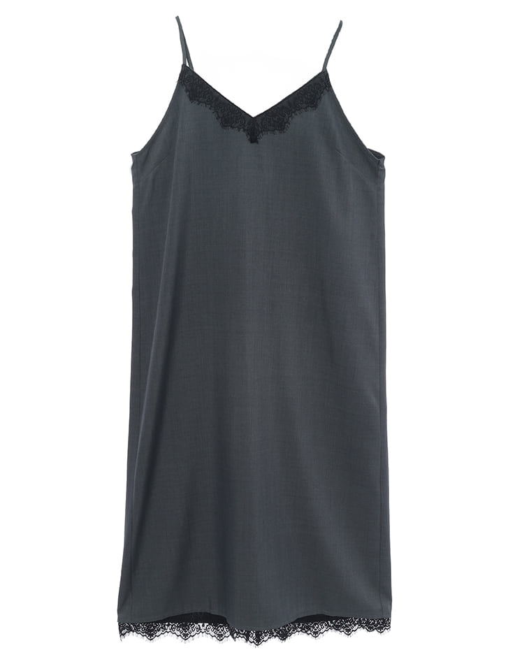 Edit Sheen レース切替キャミワンピース | 人気レディースファッション