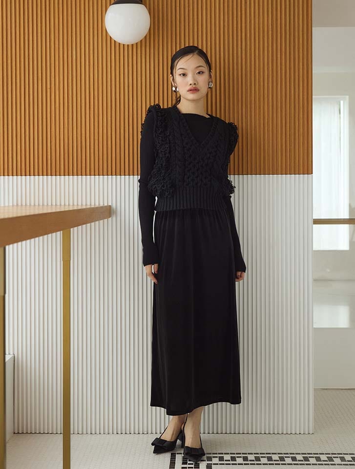 Edit Sheen ベロアフレアスカート | 人気レディースファッション通販