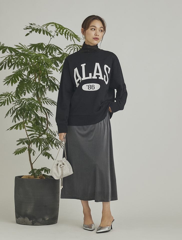 Edit Sheen ベロアフレアスカート | 人気レディースファッション通販