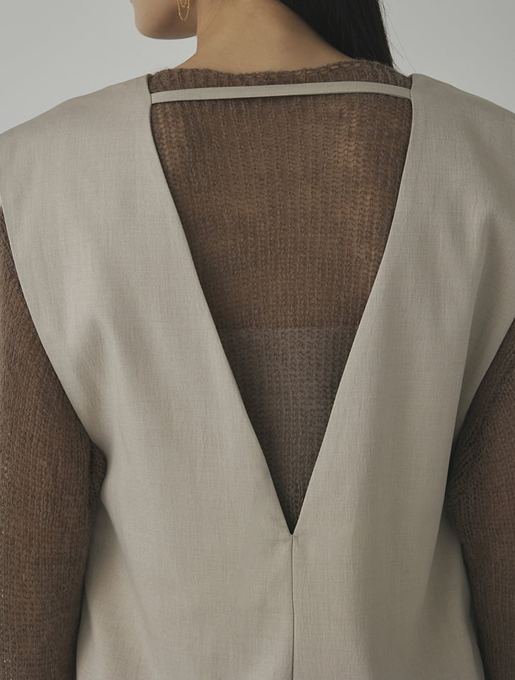 Edit Sheen Vネックロンパース | 人気レディースファッション通販