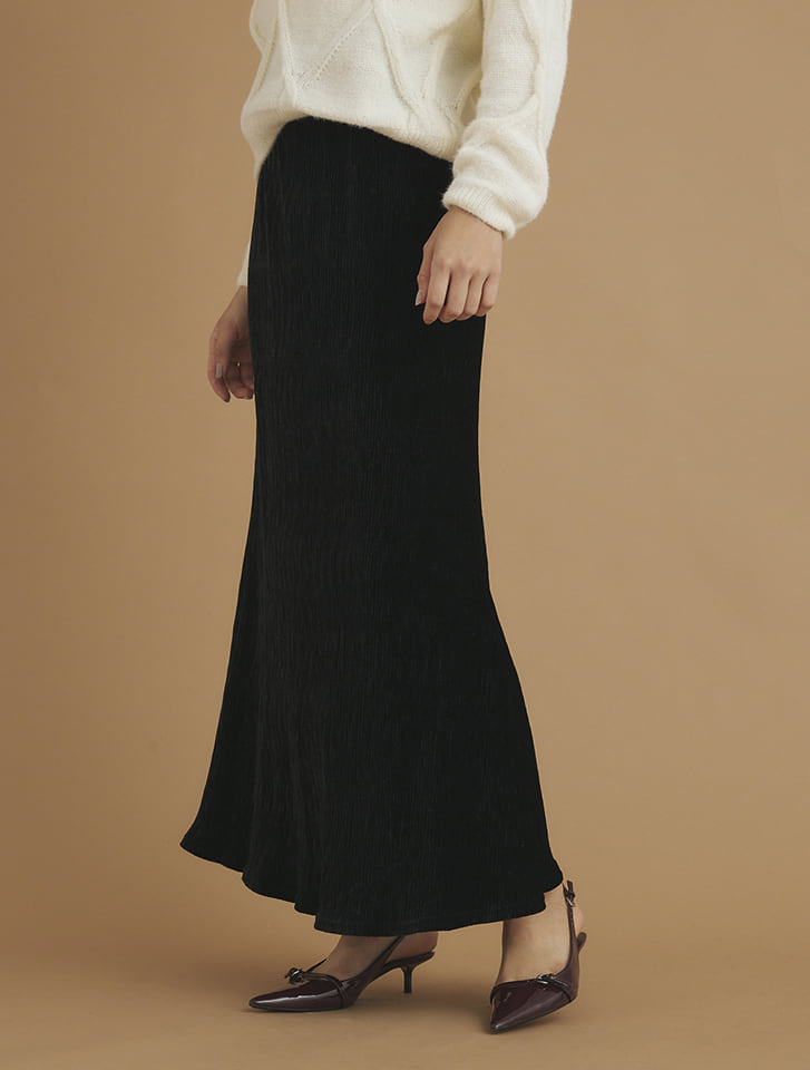 美品 PLEATS PLEASE プリーツ ベロア素材 ロングスカート fukumarufukumaru_01sk573-wxl