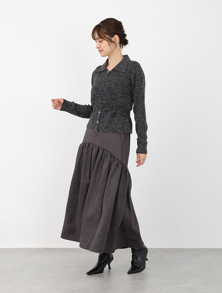 Edit Sheen 衿付ニット×ビスチェセット | 人気レディースファッション