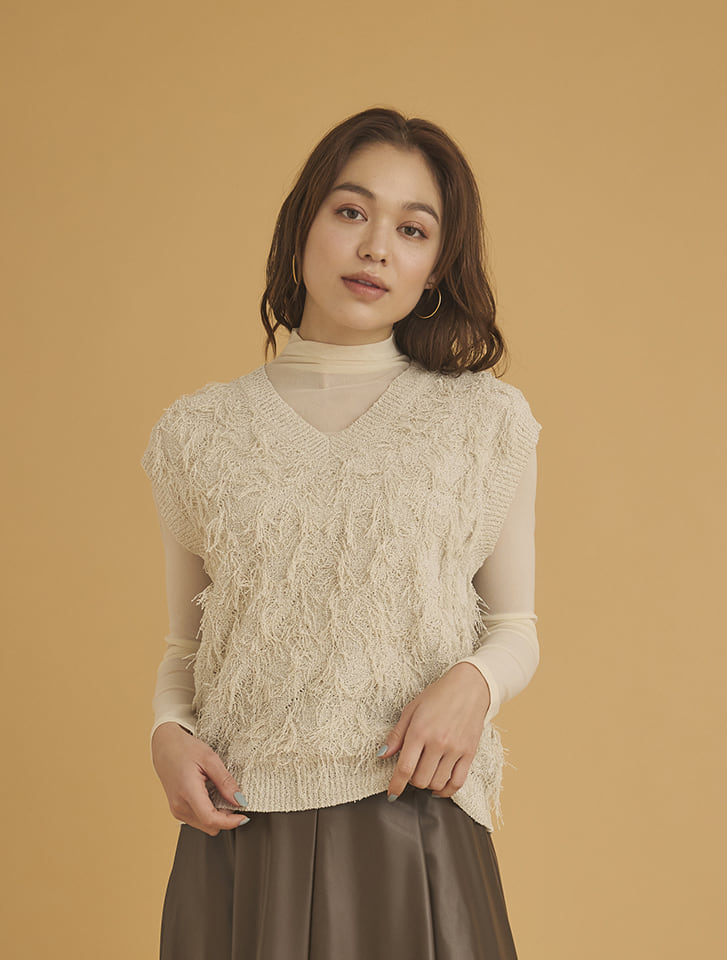 新品 prince プリンス ベスト ニット⭐︎ LOWRYS FARM（ローリーズファーム） ニット セーター princeライン
