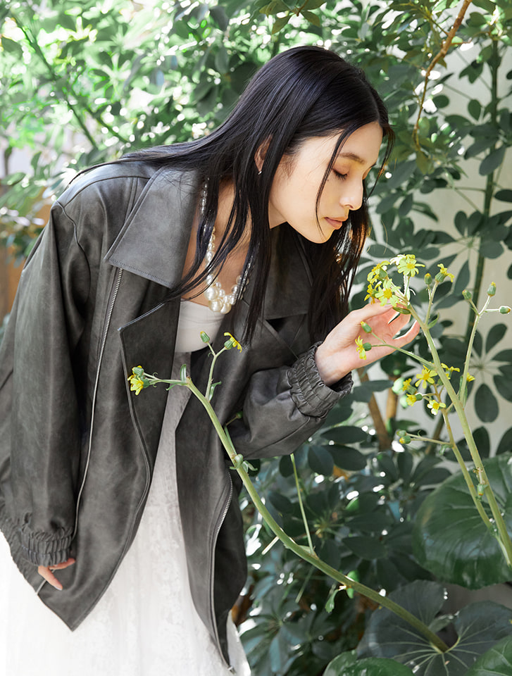 FAUX LEATHER OVER ジャケット　今期美品 2025年最新】Faux leather over ジャケットの人気アイテム