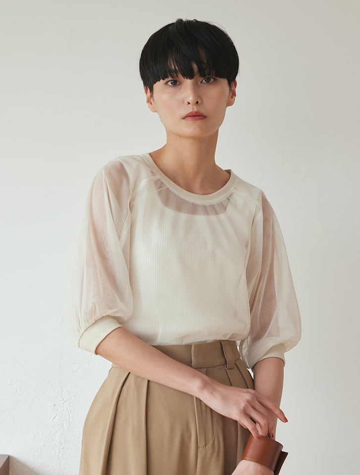 即日発送！Liten リテン プードルトップス アイボリー