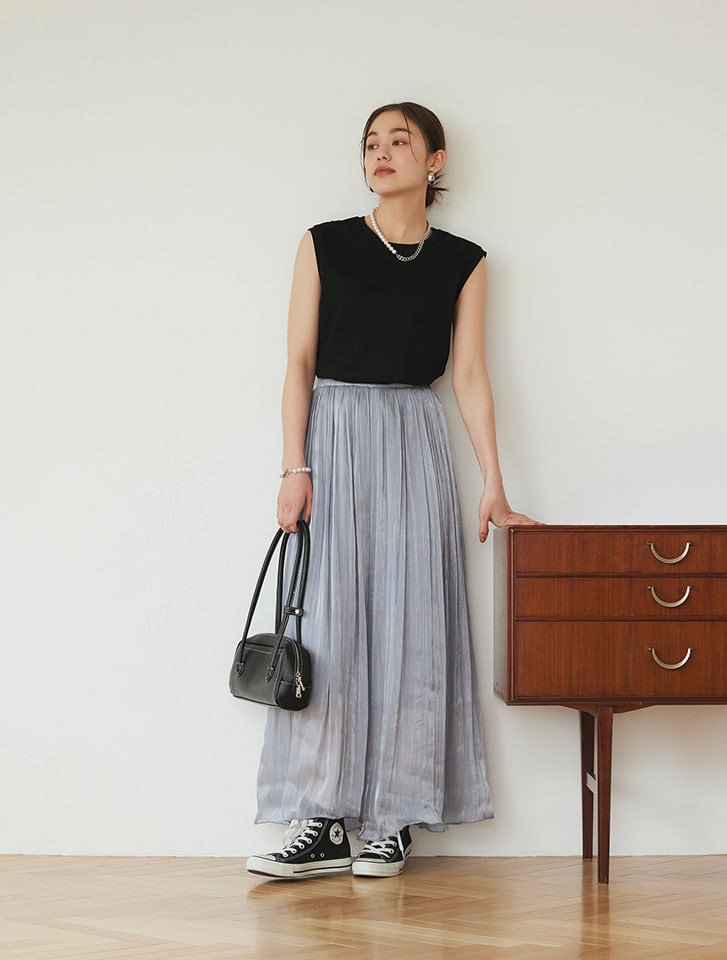 入手困難】PRADA◇コットン ノースリーブ ピケポロシャツ ロゴ