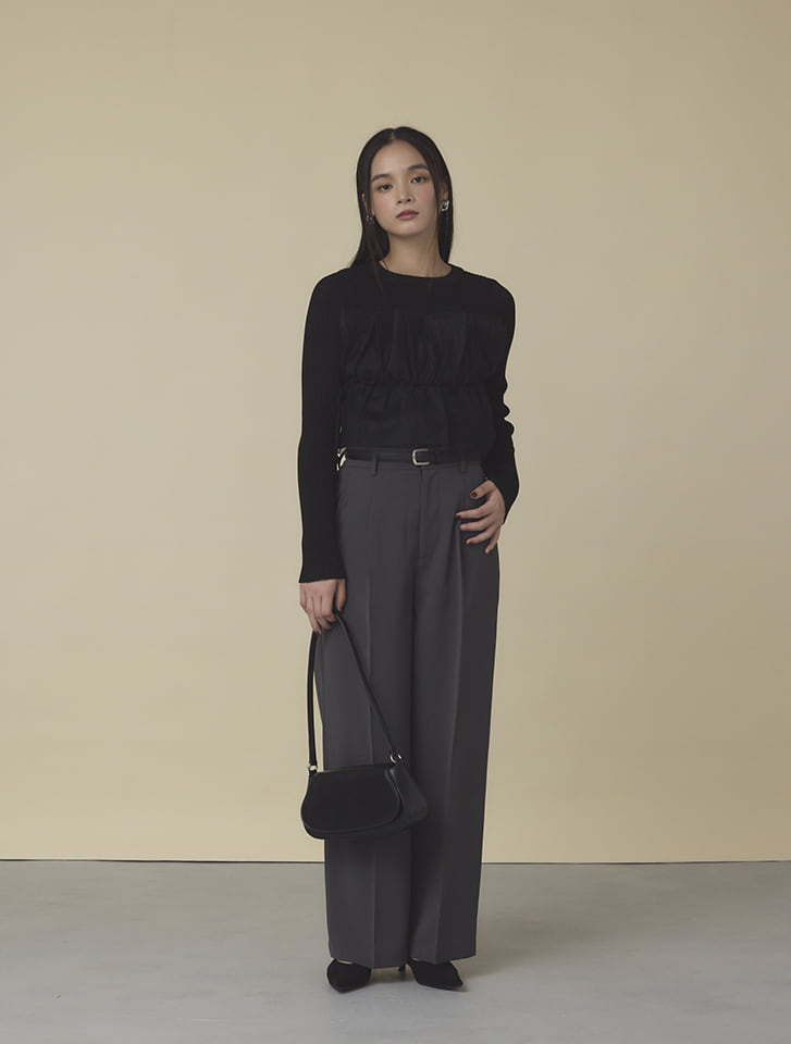 Edit Sheen フラップハンドバッグ | 人気レディースファッション