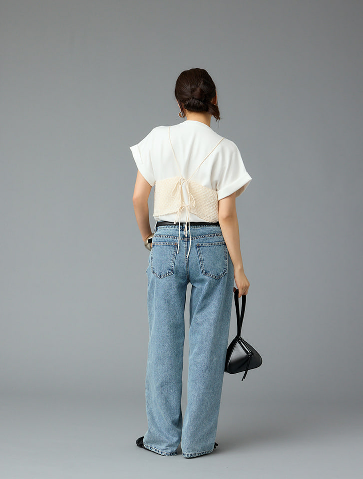 Edit Sheen ローライズデニムパンツ | 人気レディース