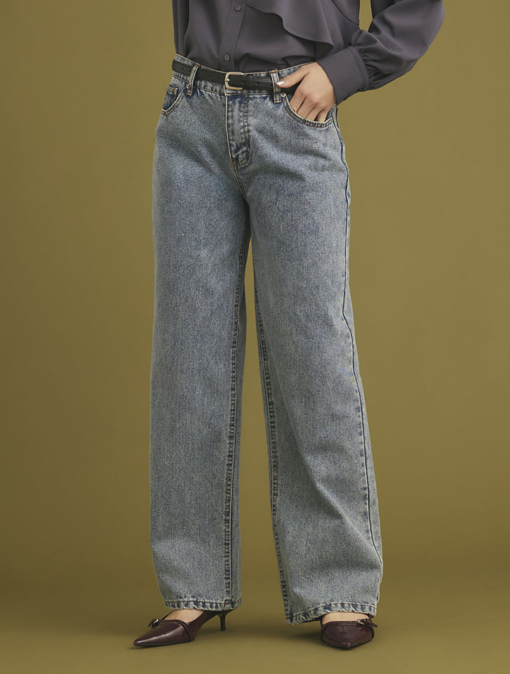 Edit Sheen ローライズデニムパンツ | 人気レディース