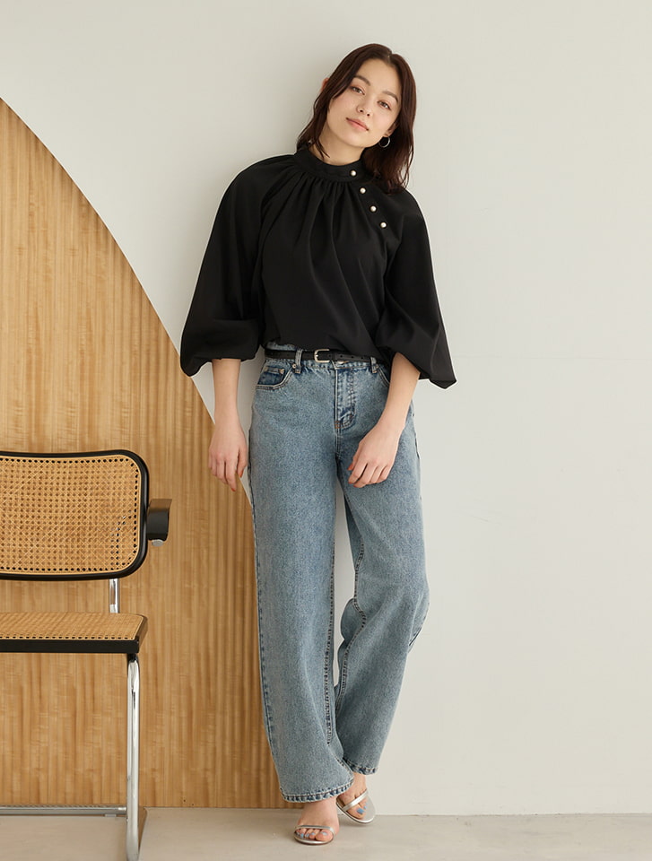 Edit Sheen ローライズデニムパンツ | 人気レディースファッション通販