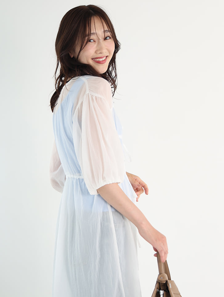 Edit Sheen シアーガウンワンピース | 人気レディースファッション通販