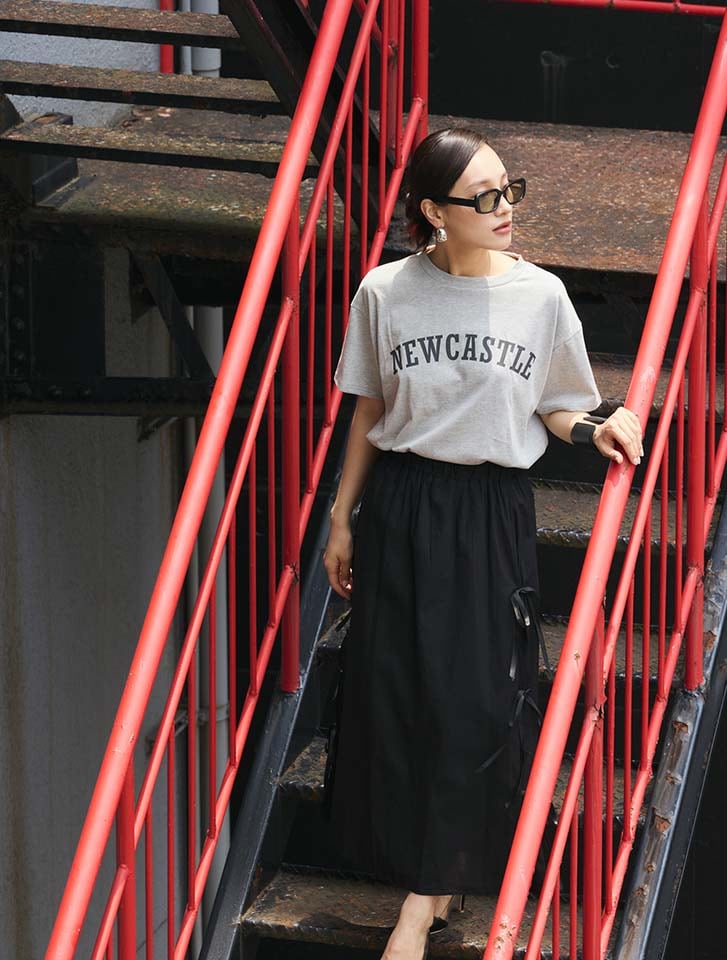 stina / pull-on skirt / cream